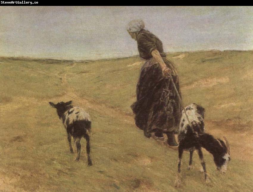 Max Liebermann Woman with Goats